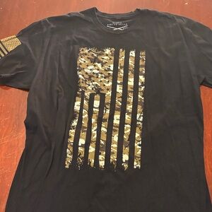 Grunt Style Black and Tan Graphic Tee